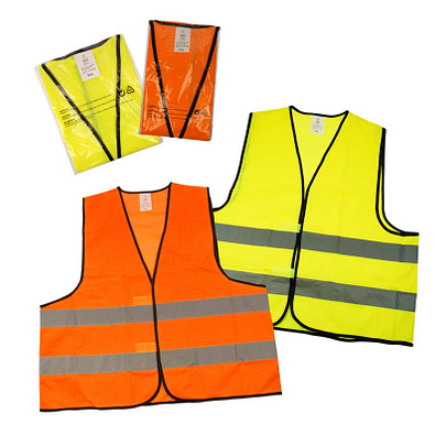 Warnweste Standard Polybeutel, neon-gelb