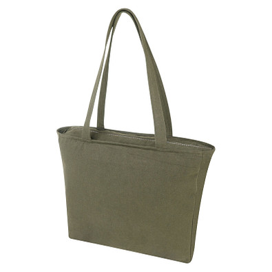 Weekender 500 g/m²  recycelte Tragetasche, grün
