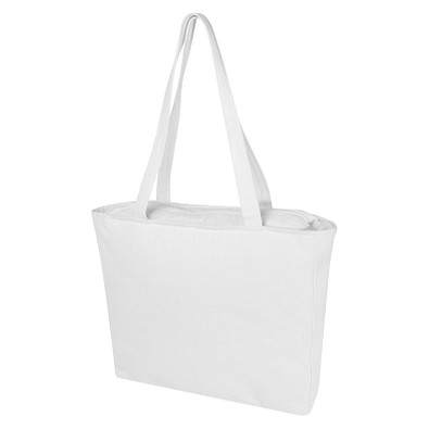 Weekender 500 g/m²  recycelte Tragetasche, weiss
