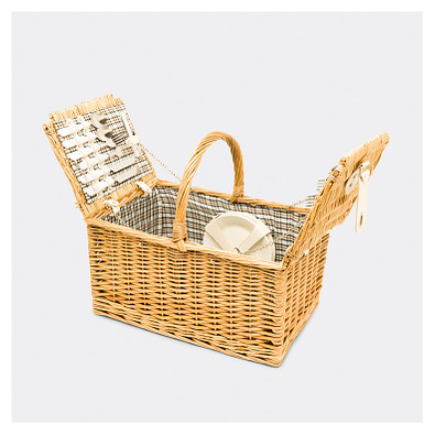 Weiden-Picknickkorb STANLEY PARK,braun