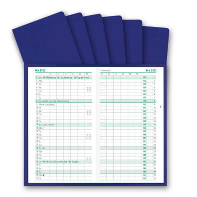 Werbe-Set: 200 Taschenkalender Pocketdata 2022, blau, inkl. Druck Werbe-Set: 200 Taschenkalender Pocketdata 2022, blau, inkl. Druck