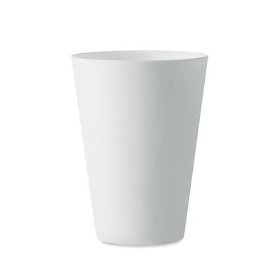 Wiederverwendbarer Becher 300ml FESTA LARGE, Weiß