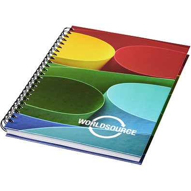 Wiro A4 Notizblock mit Hardcover und Spiralbindung, weiss,schwarz Wiro A4 Notizblock mit Hardcover und Spiralbindung, weiss,schwarz
