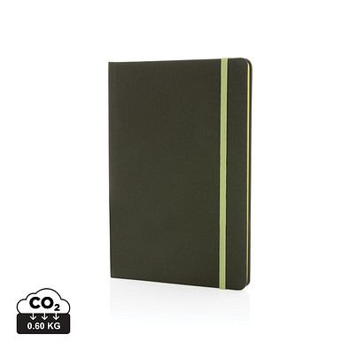 XD COLLECTION GRS-zertifiziertes rPET-A5-Notizbuch, grün, grün