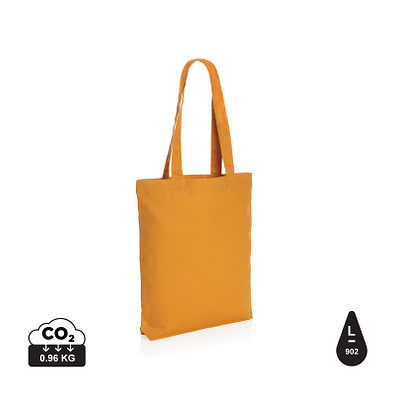 XD COLLECTION Impact Aware™ 285g/m² Tragetasche aus rCanvas, sonnenuhr orange