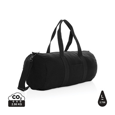 XD COLLECTION Impact Aware™ 285g/m² ungefärbter rCanvas-Seesack, schwarz