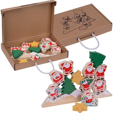 Xmas Balance Spiel – aus Holz LEANDRO, beige
