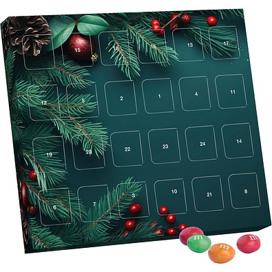 XS Adventskalender, M&M's Crispy, Edle Tannenzweige