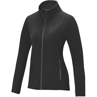 Zelus Fleecejacke für Damen, schwarz,  L