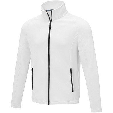 Zelus Fleecejacke für Herren, weiß,  S