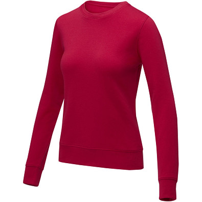 Zenon Sweater mit Rundhalsausschnitt für Damen, rot, XS