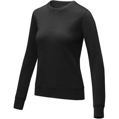 Zenon Sweater mit Rundhalsausschnitt für Damen, schwarz, M