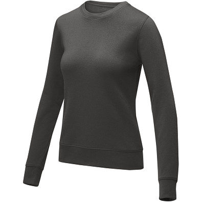 Zenon Sweater mit Rundhalsausschnitt für Damen, storm grey, XL