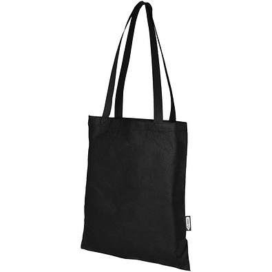 Zeus Non Woven große Tragetasche 6L aus GRS Recyclingmaterial 6 L, schwarz