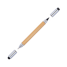 Bambus 2in1 Kugelschreiber und endlos Mine