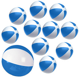 Werbe-Sparset Wasserball, 100-tlg., Blau, inkl. Druck