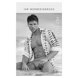 Bildkalender Hot Men 2027, Schwarz/Weiß