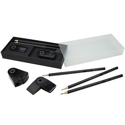 FABER-CASTELL Bleistift-Set 5-tlg., Black