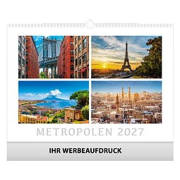 Bildwandkalender Metropolen 2027