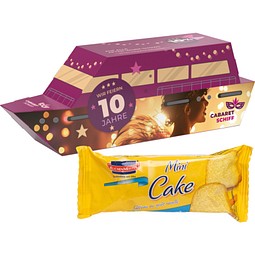 3D-Präsent Schiff, KuchenMeister Rührkuchen, inkl. Druck