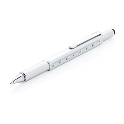 XD COLLECTION Tool-Stift 5-in-1, blaue Mine, grau