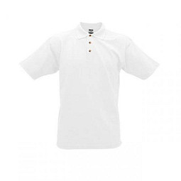 JAMES & NICHOLSON Unisex Poloshirt, weiß, XL