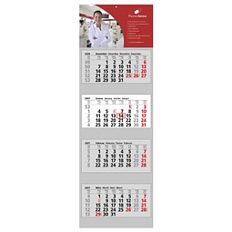 4-Monats-Block-Wandkalender 2026