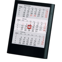 2-Jahres-Tischkalender 2027/2028, schwarz