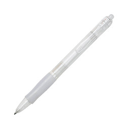 BIC® Kugelschreiber Clic Pen, blaue Mine, weiß-frosted
