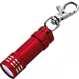 LED-Minilampe mit Karabiner, rot