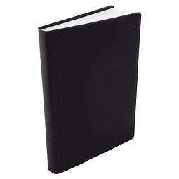 Agenda-Handwerker-Notizbuch kariert, schwarz