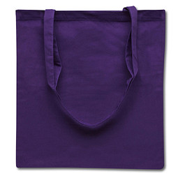 Joytex® Baumwolltasche, lange Henkel, lila