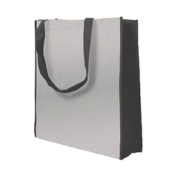 Joytex® Vliestasche Big Shopper, hellgrau/dunkelgrau