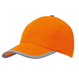 6-Panel-Cap Reflect, orange