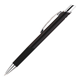 PENKO® Metall-Kugelschreiber Hampton, blaue Mine, schwarz