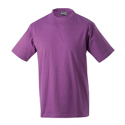 JAMES & NICHOLSON Herren T-Shirt, lila, XL