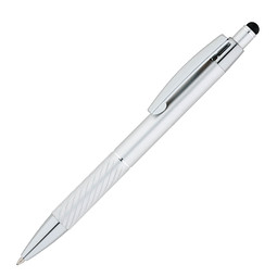 PENKO® Metall-Touch-Kugelschreiber Washington, blaue Mine, silber-Matt