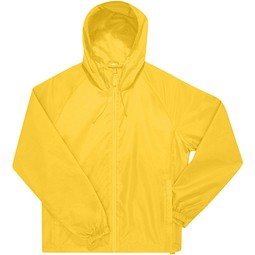 B&C Collection Unisex Windbreaker Jacke, gelb, L