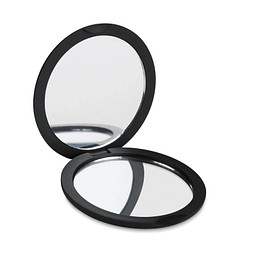 Make-Up Spiegel Look, Schwarz