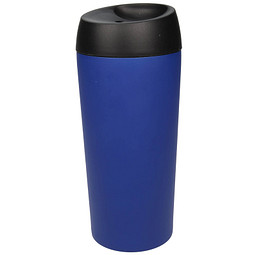 Edelstahl-Isolierbecher Style, 350 ml, blau matt