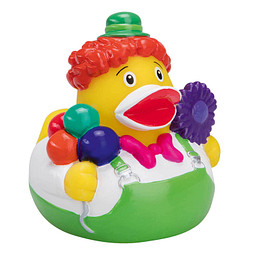 Schnabels® Bade-Ente Clown, gelb/grün