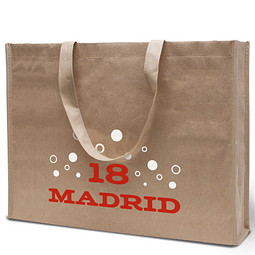 Joytex® Papier/Vlies-Einkaufstasche, 50x40x15cm, braun