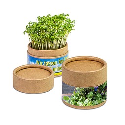 Pflanz-Cup inkl. Samen - Ostern - Kräutermischung, inkl. Druck, individuell
