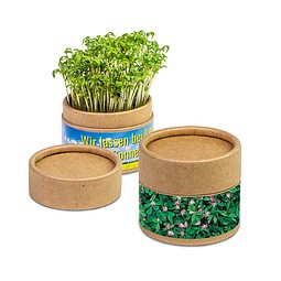 Pflanz-Cup inkl. Samen - Persischer Klee, inkl. Druck, individuell