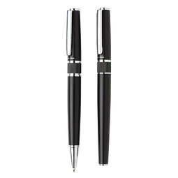 SWISS PEAK® Stifteset Deluxe, blaue Mine, schwarz