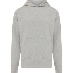 Iqoniq Yoho Relax-Hoodie aus recycelter Baumwolle, heather grey, XXL