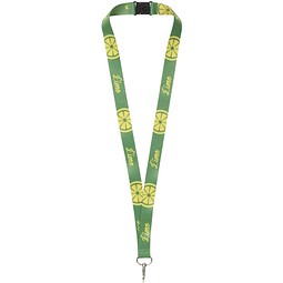 Addie Sublimation Lanyard mit Sicherheitsverschluss, schwarz, 25mm