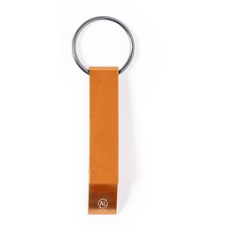 Alu-Schlüsselanhänger mit Flaschenöffner Mixe, Orange