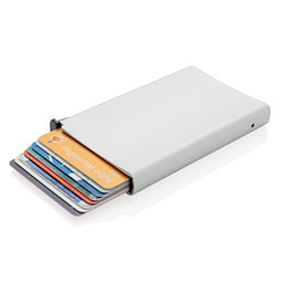 XD COLLECTION Aluminium RFID Kartenhalter, silber