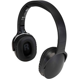 Ancha Over-Ear Wireless Bluetooth® Headset aus recyceltem Kunststoff, schwarz